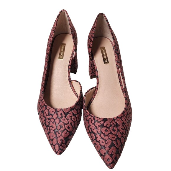 Louise et Cie JOLON Pointed Toe Block Heel Pumps Shiraz Multi Pattern Size 9.5 - Picture 2 of 8